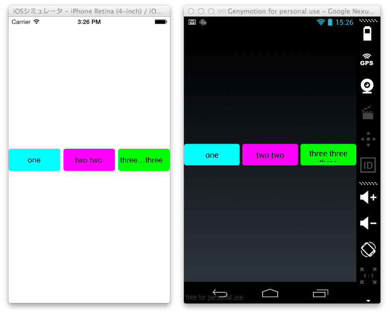 xamarin forms view equal width and fill layouting 02